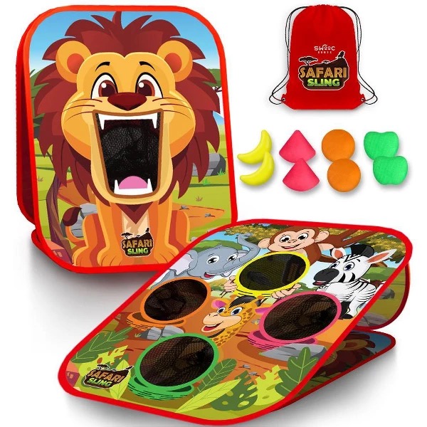 cornhole lawn game set