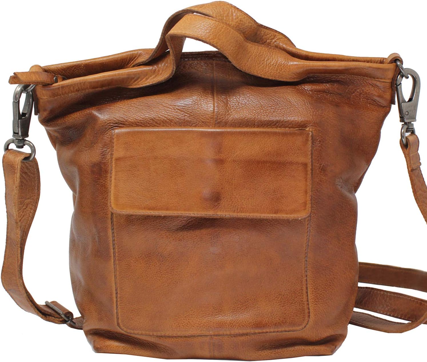 Latico Leathers Bianca Leather Tote Bag Cognac