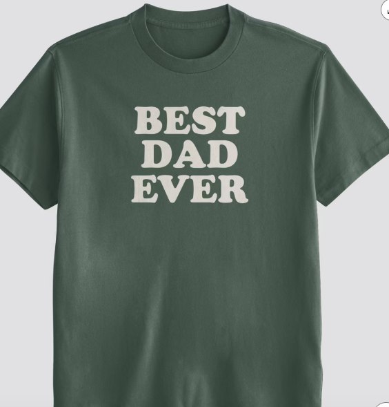 Men's Best Dad Ever Graphic T-Shirt