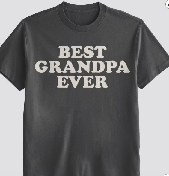 Men's Best Grandpa Ever Graphic T-Shirt