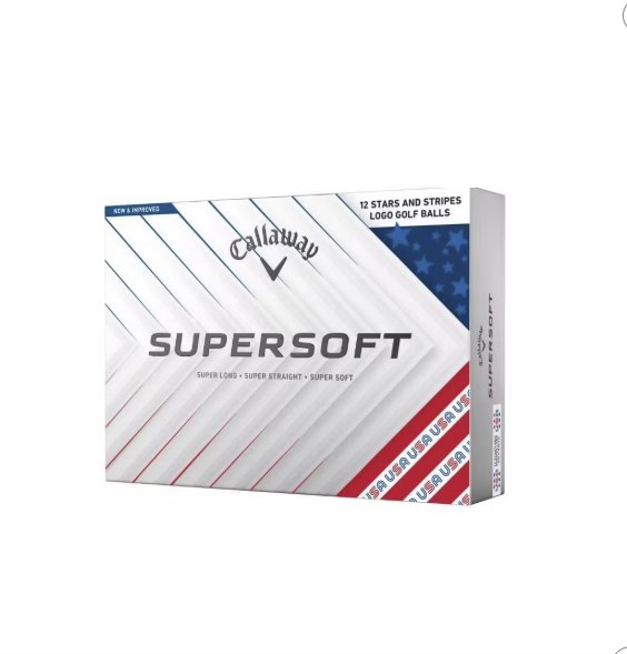 Callaway Supersoft Stars & Stripes Golf Balls