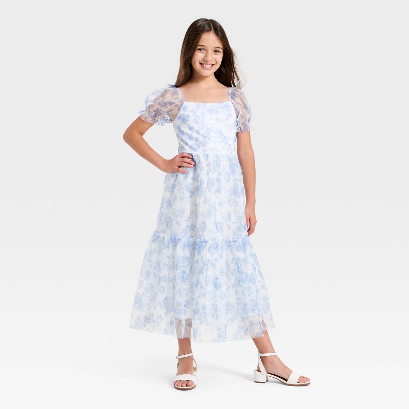 Puff Sleeve Floral Maxi - Cat & Jack