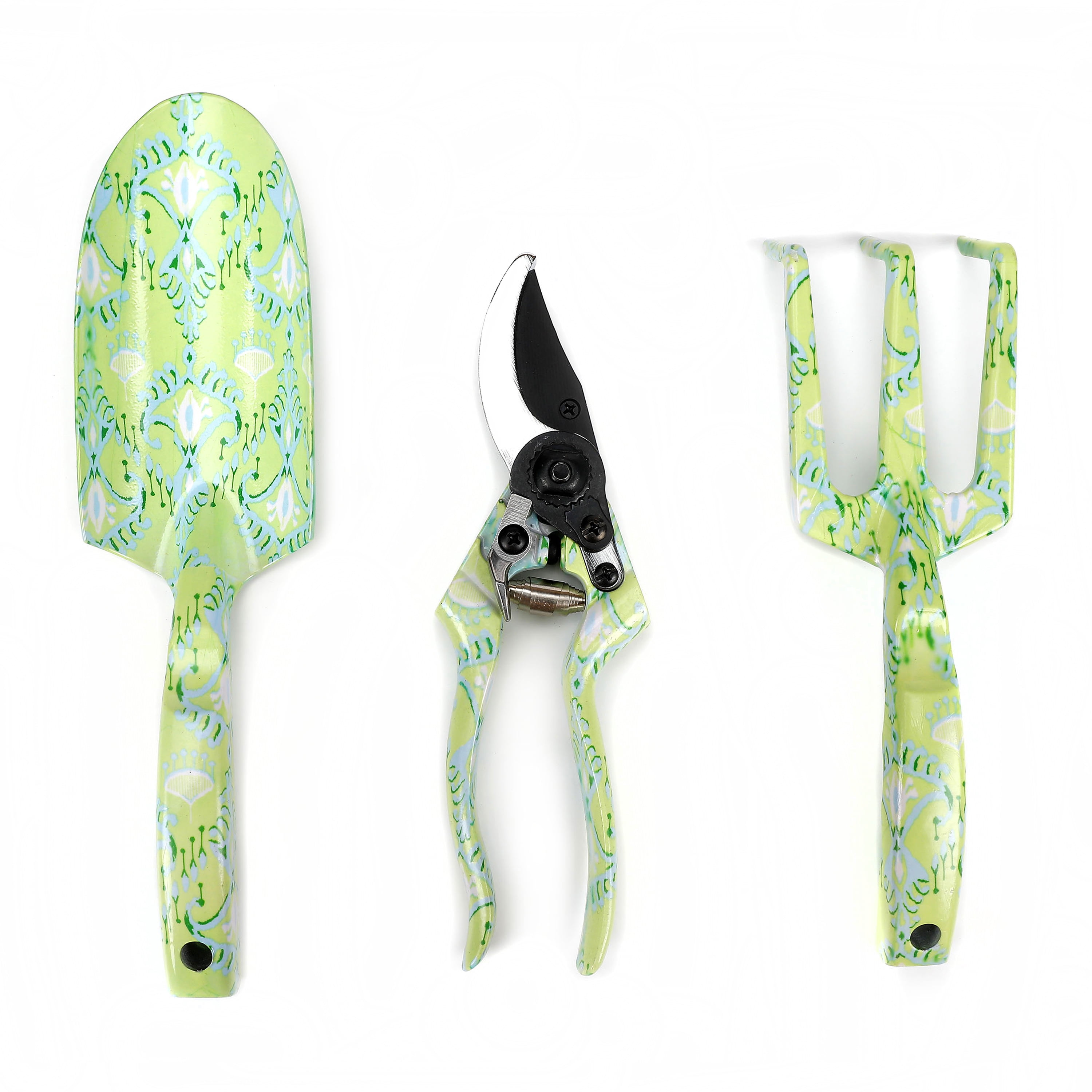 Expert Gardener Green Ikat Gardening Tool Set (3 Pieces)