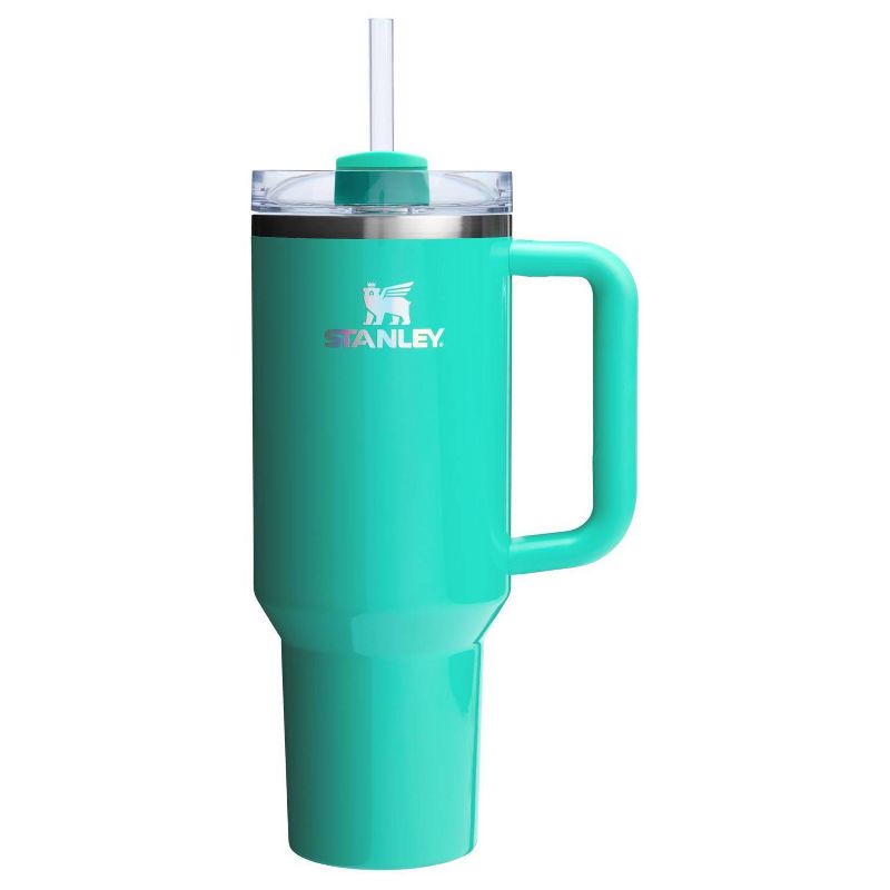 Stanley 40 oz Stainless Steel H2.0 Flowstate Quencher Tumbler Gumdrop Green
