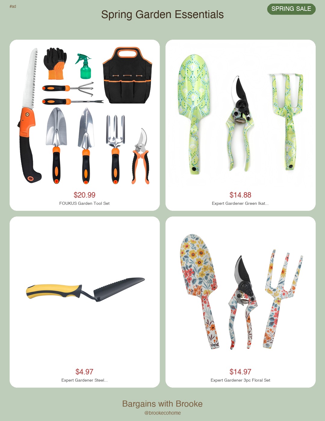 spring garden essentials at walmart