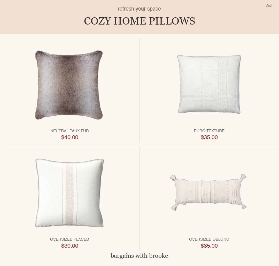 neutral throw pillows that elevate everything
