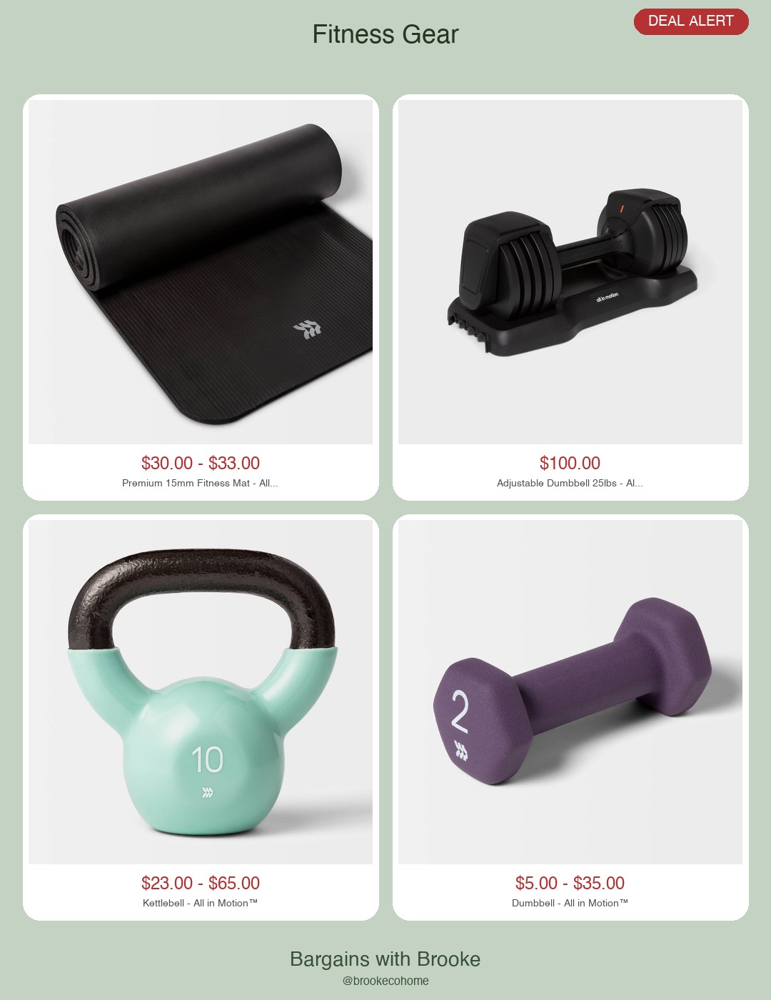 fitness gear from target