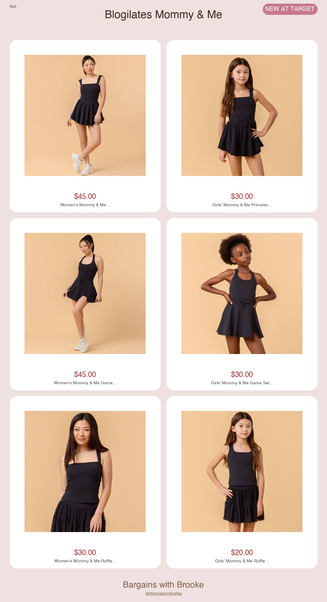 blogilates mommy and me matching sets at target