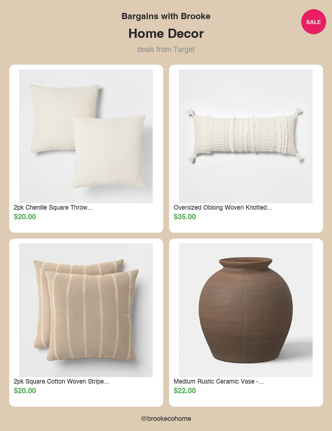 home decor finds — target