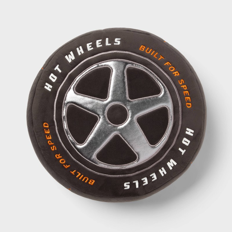 Hot Wheels Tire Wheel Decorative Pillow