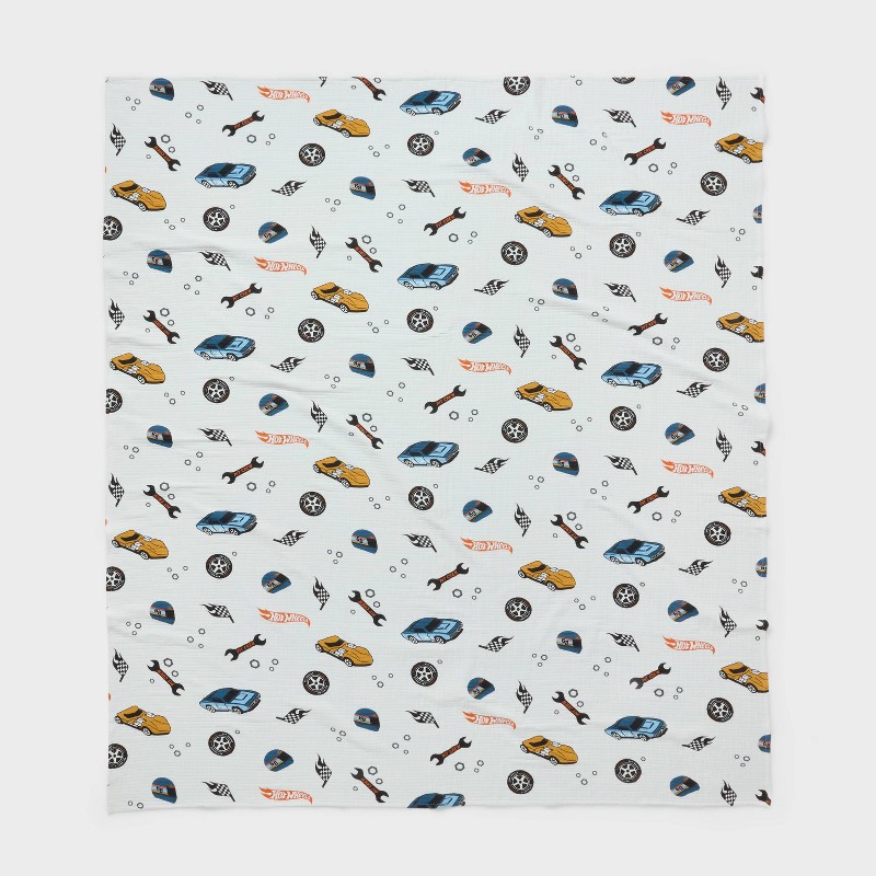 Hot Wheels Retro Matelasse Cotton Gauze Blanket