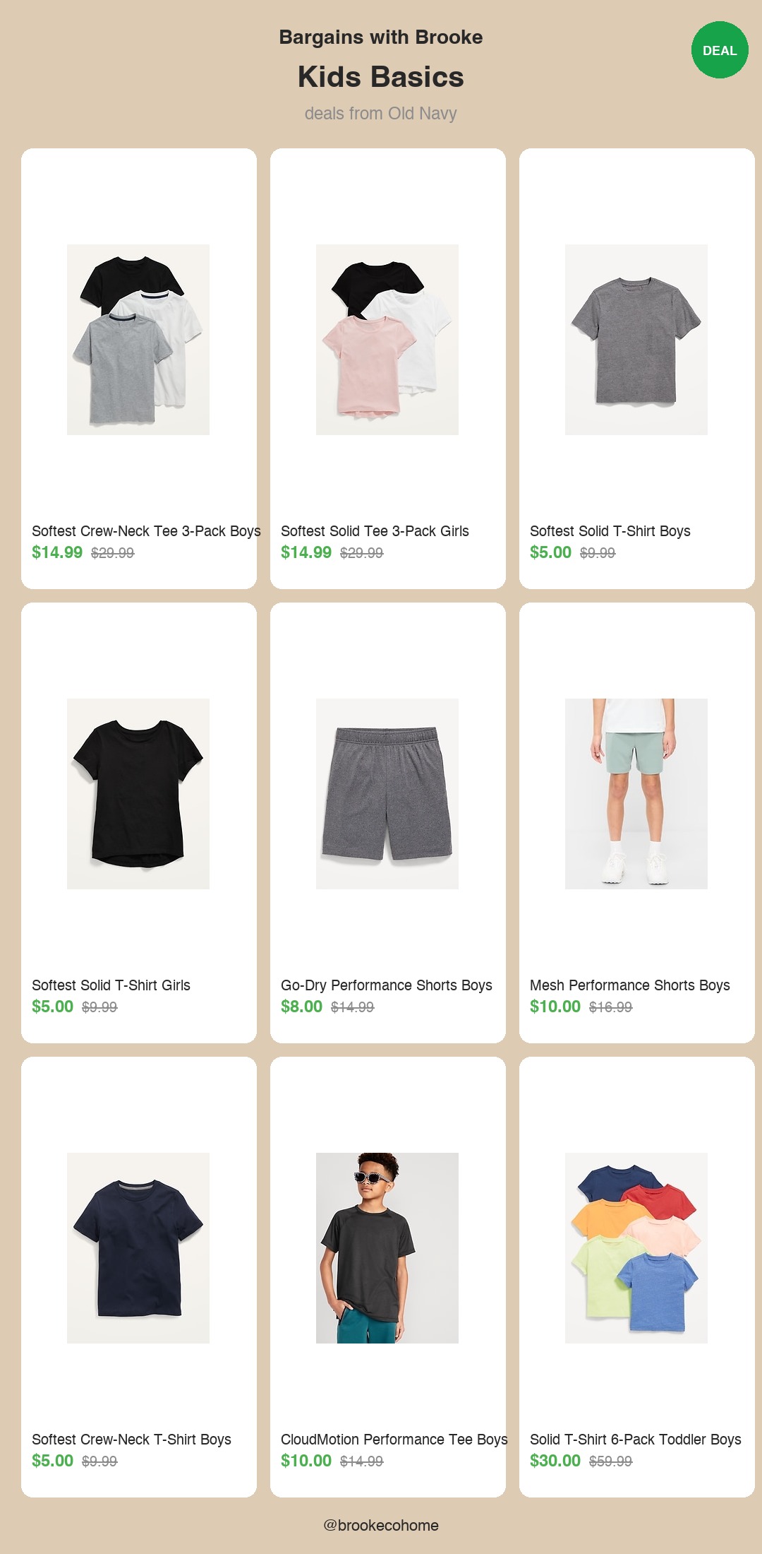 kids basics — old navy