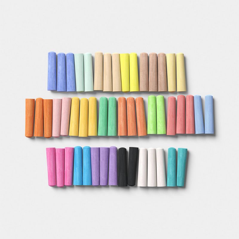 50pc Washable Chalk Set