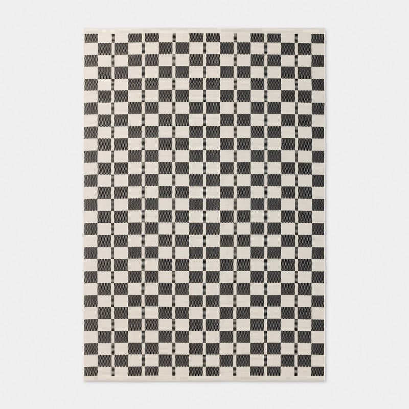 Checkered Outdoor Area Rug - Room Essentials