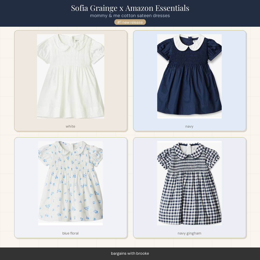 sofia grainge mommy & me sateen dresses