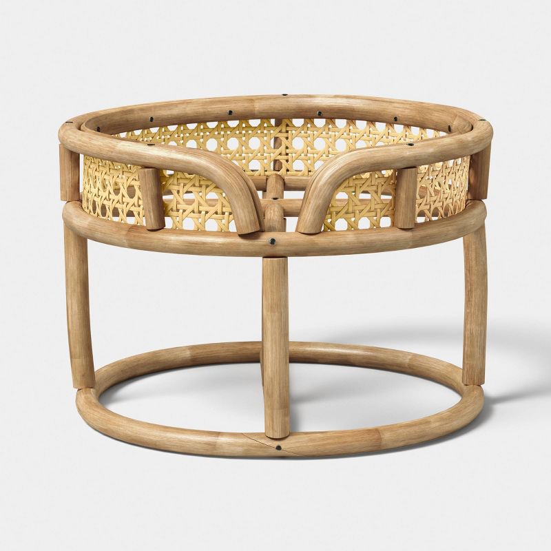 Bamboo Rattan Drink Dispenser Holder Threshold