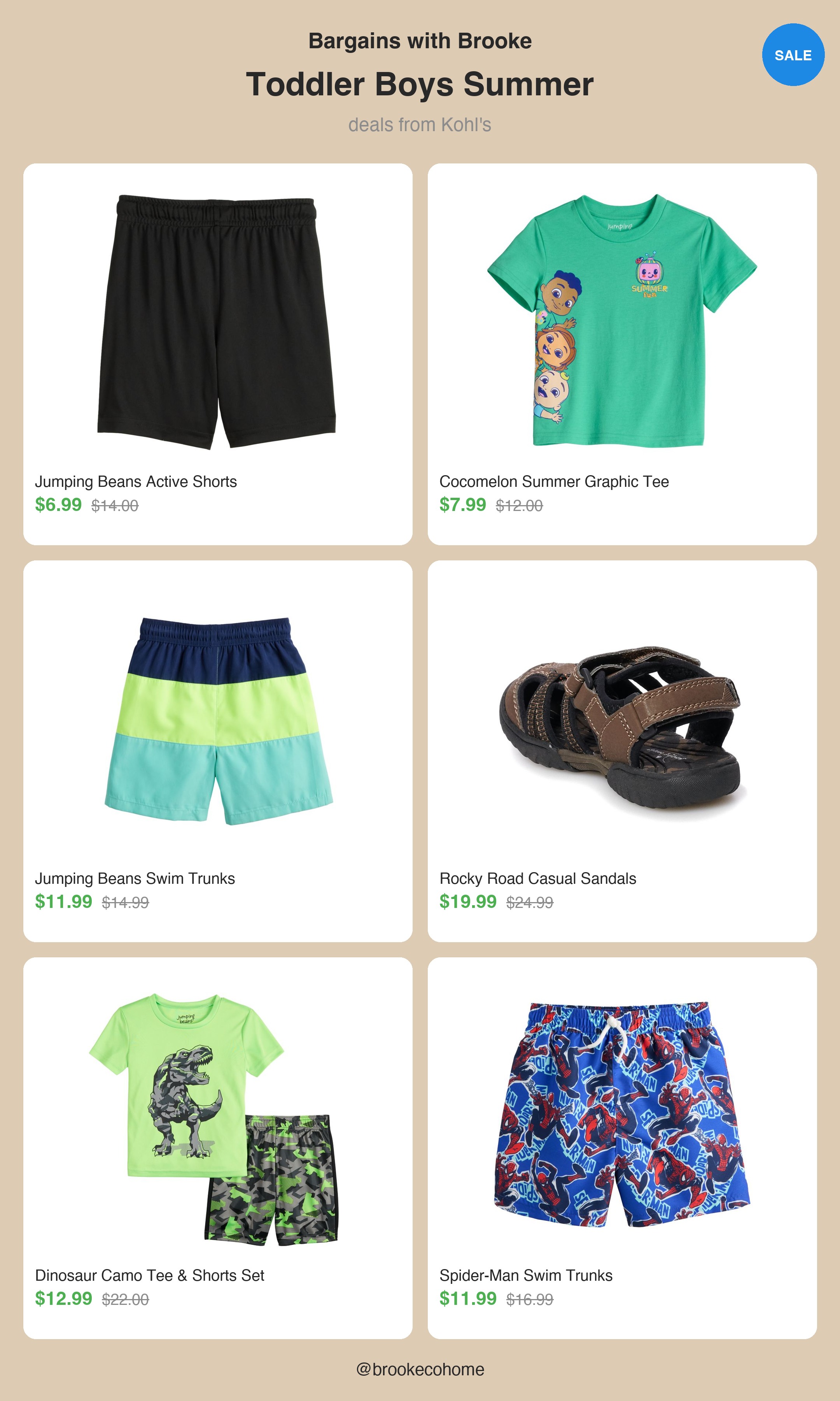 toddler boys summer — kohl's