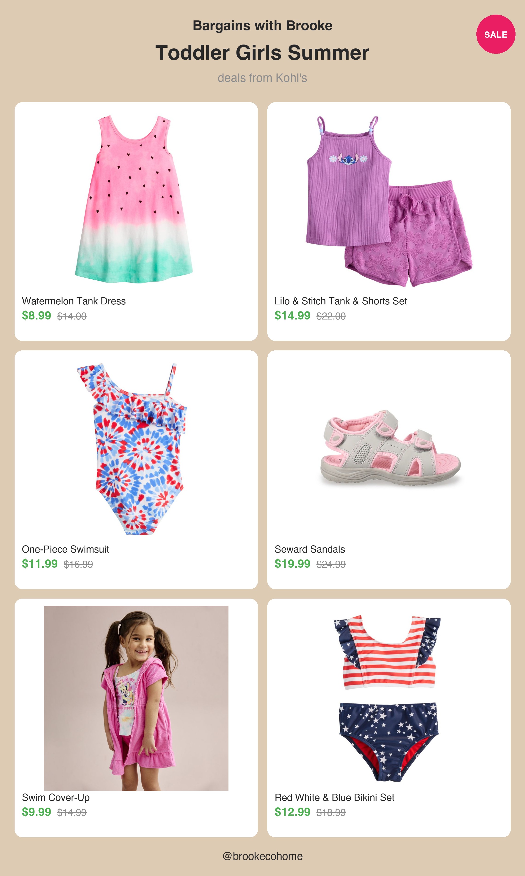 toddler girls summer — kohl's