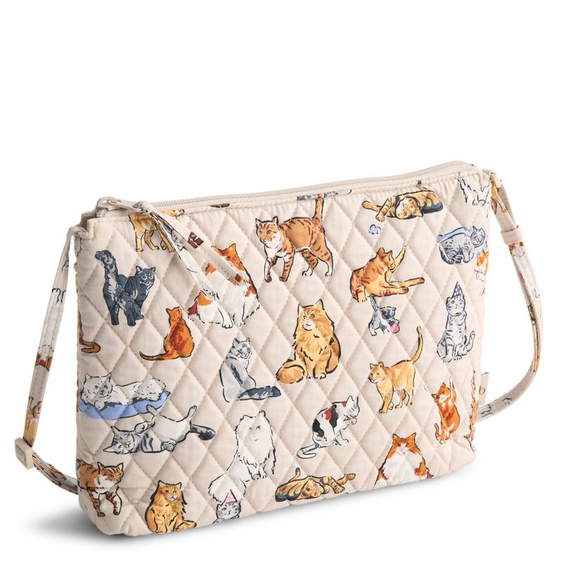 Vera Bradley Cotton Large Hipster Crossbody Bag