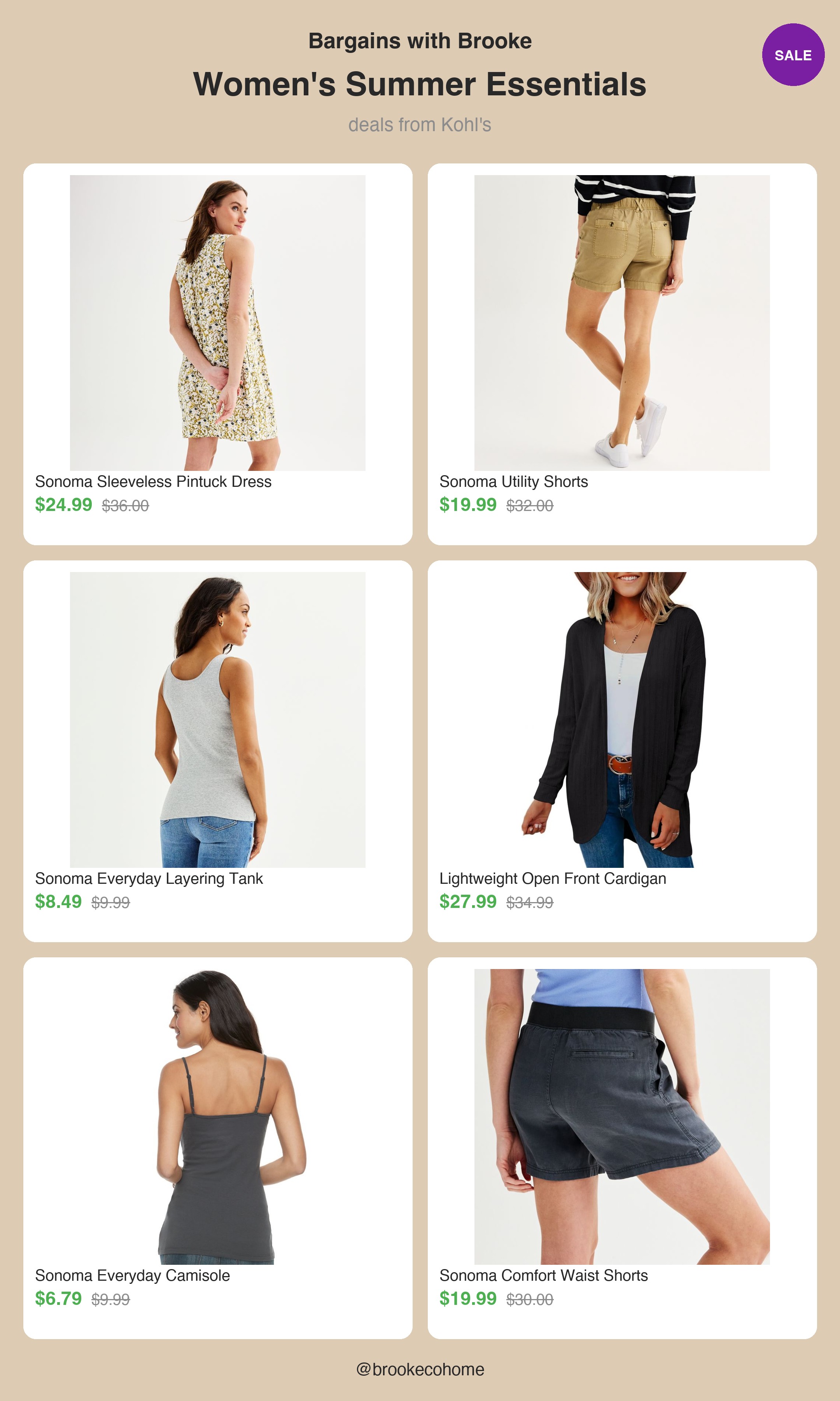 women's summer essentials — kohl's