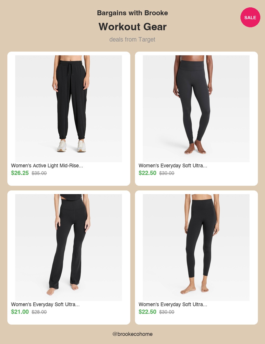 workout gear under $27 — target