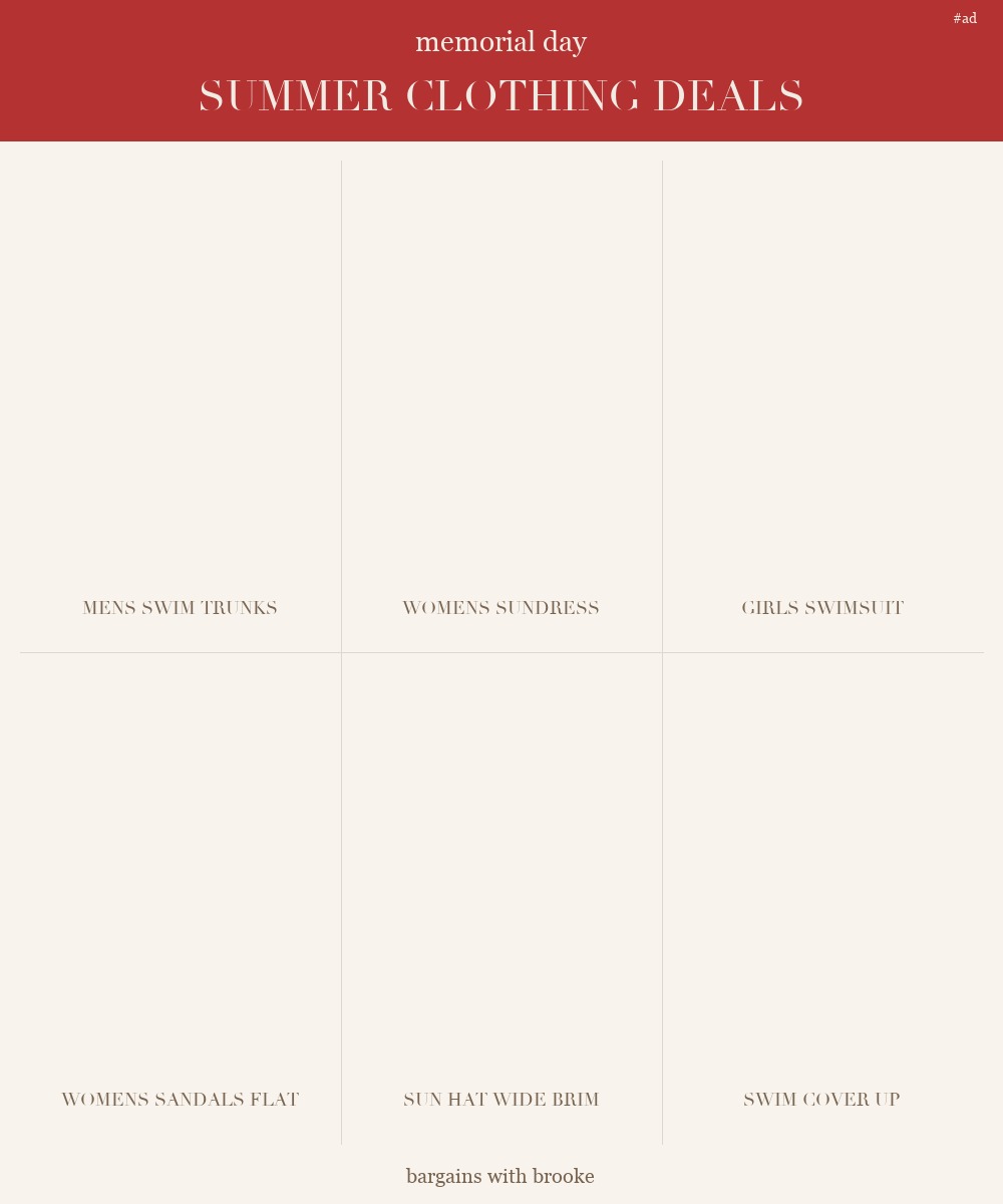 memorial day summer clothing deals grid