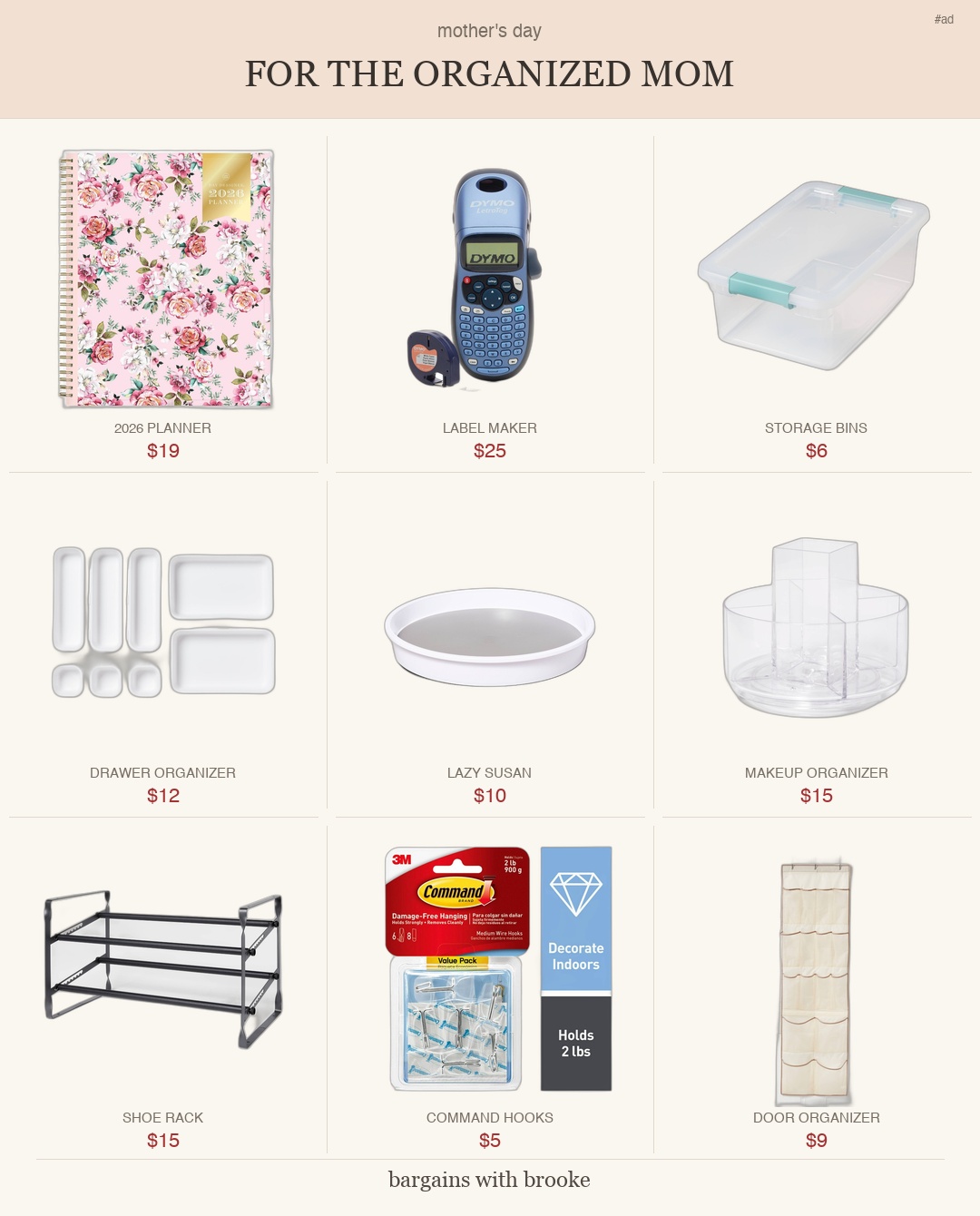 Mother's Day Organized Mom Gift Guide