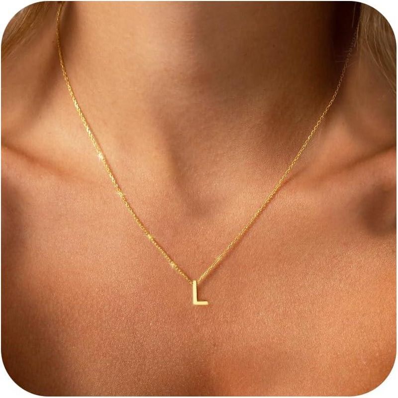 Gold Initial Necklace