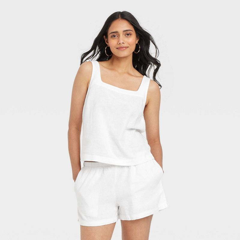 Linen Tank Top