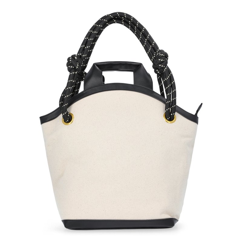 Free Assembly Medium Canvas Tote - Natural/Red