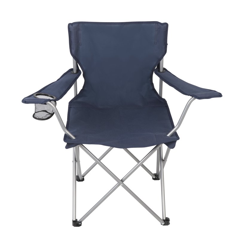 Ozark Trail Quad Fold Chair - Dark Blue